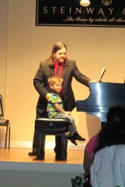 Little Boy First Recital Performance Jam Session Studio Fellowship Music Arts Academy